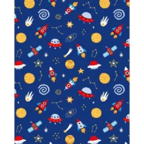 Papel De Presente Infantil Espaço  - Tilibra