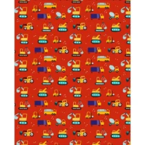 Papel De Presente Infantil Construção  - Tilibra