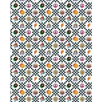 Papel De Presente Teen Branco E Preto  - Tilibra