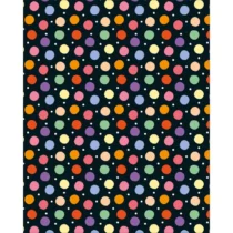 Papel De Presente Teen Preto  - Tilibra