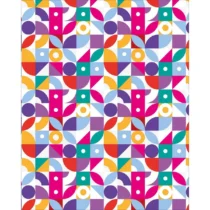 Papel De Presente Teen Mosaico  - Tilibra