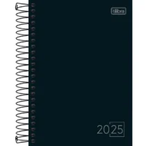 AGENDA ESPIRAL SPICE PRETO 2025 C/ 160 FLS. - TILIBRA