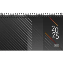 AGENDA ESPIRAL SPOT PEQ. DE BOLSO PRETO 2025 C/ 64 FLS. - TILIBRA