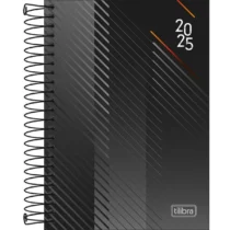 AGENDA ESPIRAL SPOT PEQ. PRETA 2025 C/ 200 FLS. - TILIBRA