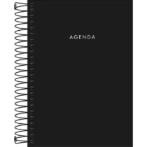 AGENDA ESPIRAL NAPOLI PERM M5 PRETA 2025 C/ 192 FLS. - TILIBRA