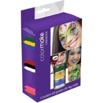 Tinta P/ Rosto C/ 3 Cores   - Color Make
