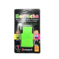 Borracha C/ Capa Neon Verde UN. - Make+