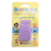 Borracha C/ Capa Candy Lilás UN. - Make+