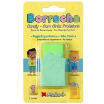 Borracha C/ Capa Candy Verde UN. - Make+