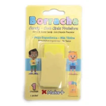 Borracha C/ Capa Candy Amarelo UN. - Make+