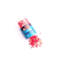 Pote De Lantejoula Estrelinha Rosa 2 G UN. - Make+