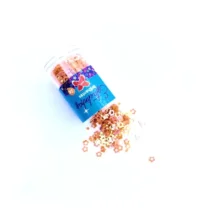 Pote De Lantejoula Estrelinha Laranja 2 G UN. - Make+