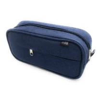 Estojo Azul Marinho C/ 2 Div. UN. - Ac Bag