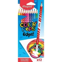 Lápis De Cor Apagável Colorpeps C/ 12 Cores UN. - Maped