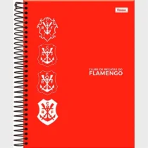 Caderno Flamengo 10 Mat. 160 Folhas - Foroni