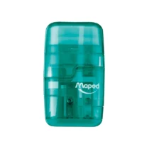 Apontador C/ Borracha Connect Translucido Verde C/ Depósito C/ 2 Furos UN. - Maped