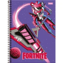Caderno Fortnite 10 Mat. 160 Folhas - Foroni