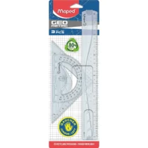 Kit Geométrico P/ Canhoto Cristal UN. - Maped