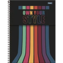 Caderno Empowerful Own Your Style 10 Mat. 160 Folhas - Foroni