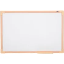 Quadro Branco De Madeira MDF 70 cm X 50 cm - Stalo