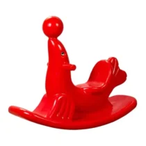 Gangorra Foca Vermelha  - Bb Bolinhas