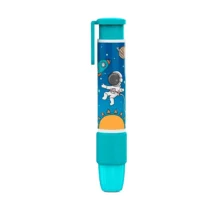 Caneta Borracha Sistema Solar Azul Claro UN. - Mercur