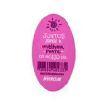 Borracha TR Oval Color Rosa UN. - Mercur