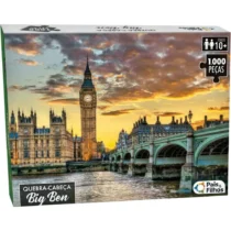 Quebra-Cabeça Big Ben 74 Cm X 54 Cm C/ 1000 Pçs.  - Pais E Filhos