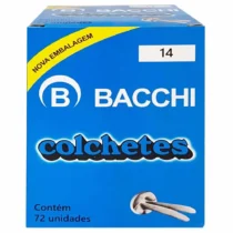 Colchete Prateado N° 14 C/ 72 UN. - Bacchi