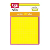 BLOCO ADESIVO 76 MM X 76 MM AMARELO C/ 30 FLS. UN. - TRIS