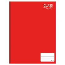 Caderno Brochura Class 48 Fls Vermelho - Foroni