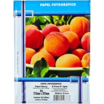 Papel Fotográfico Inkjet A4 Glossy Dupla Face 180 G C/ 20 Fls.  - Masterprint