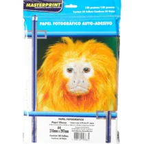 Papel Fotográfico Adesivo Glossy A4 130 G 210 mm X 297 mm C/ 50 Fls. - Masterprint