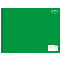 Caderno Meia Pauta 96 Fls Class Verde - Foroni
