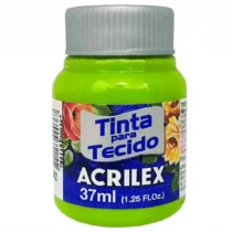 Tinta P/ Tecido Verde Maçâ 37 ml  - Acrilex