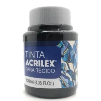 Tinta P/ Tecido Preto 120 ml  - Acrilex