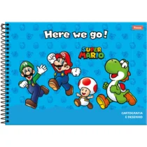 Caderno Cartografia E Desenho Super Mario - Foroni