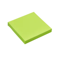 Bloco Adesivo Neon Verde 76X76mm - Maxprint