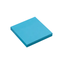 Bloco Adesivo Neon Azul 76X76mm - Maxprint