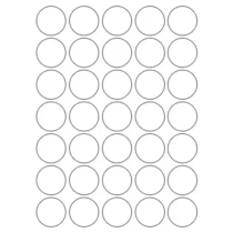 Etiquetas Adesivas Multiuso Branca Tp-19 19 mm C/ 210 UN. - Maxprint