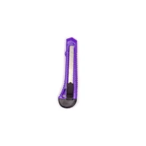 Estilete Plástico Roxo Largo 18mm  - Onda