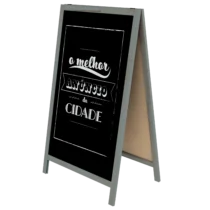 Cavalete De Calçada Stalo 90 cm X 60 cm Preto - Stalo