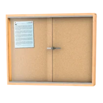 Quadro Aviso Cortiça Vitrine 90 cm X 60 cm - Stalo
