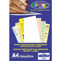 Papel Verge Branco A4 180Gr C/50Fls - Layout