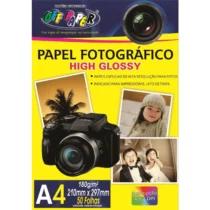 Papel Fotográfico 180Gr A4 C/50Fls - Layout