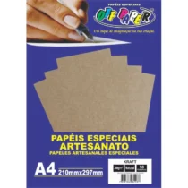 Papel Kraft Natural A4 180G C/50Fls - Off Paper