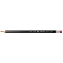 Lápis Grafite Preto C/Borracha Max - Faber-Castel