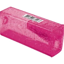 Apontador Com Depósito Rosa C/ Glitter - Faber-Castell
