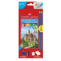 Lápis De Cor Eco C/ 12 Cores - Faber-Castell
