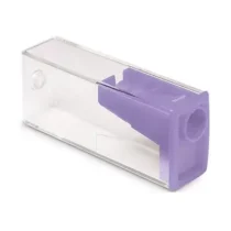 Apontador C/ Depósito Retangular  Cor Pastel Lilás - Faber-Castell